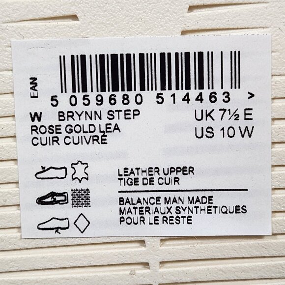 CLARKS COLLECTION Brynn Step Women's 10 W WIDE Adj Rose Gold Leather Sandal NWT - Picture 8 of 9